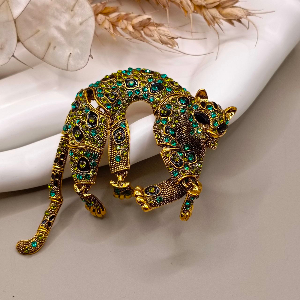 Брошь "Леопард"