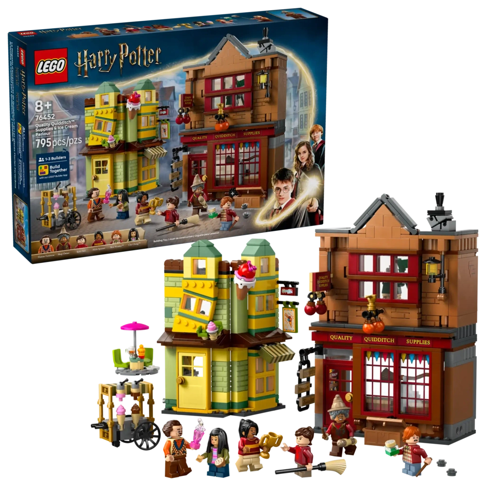 Конструктор LEGO Harry Potter 76452 Качественные принадлежности для квиддича и кафе-мороженое