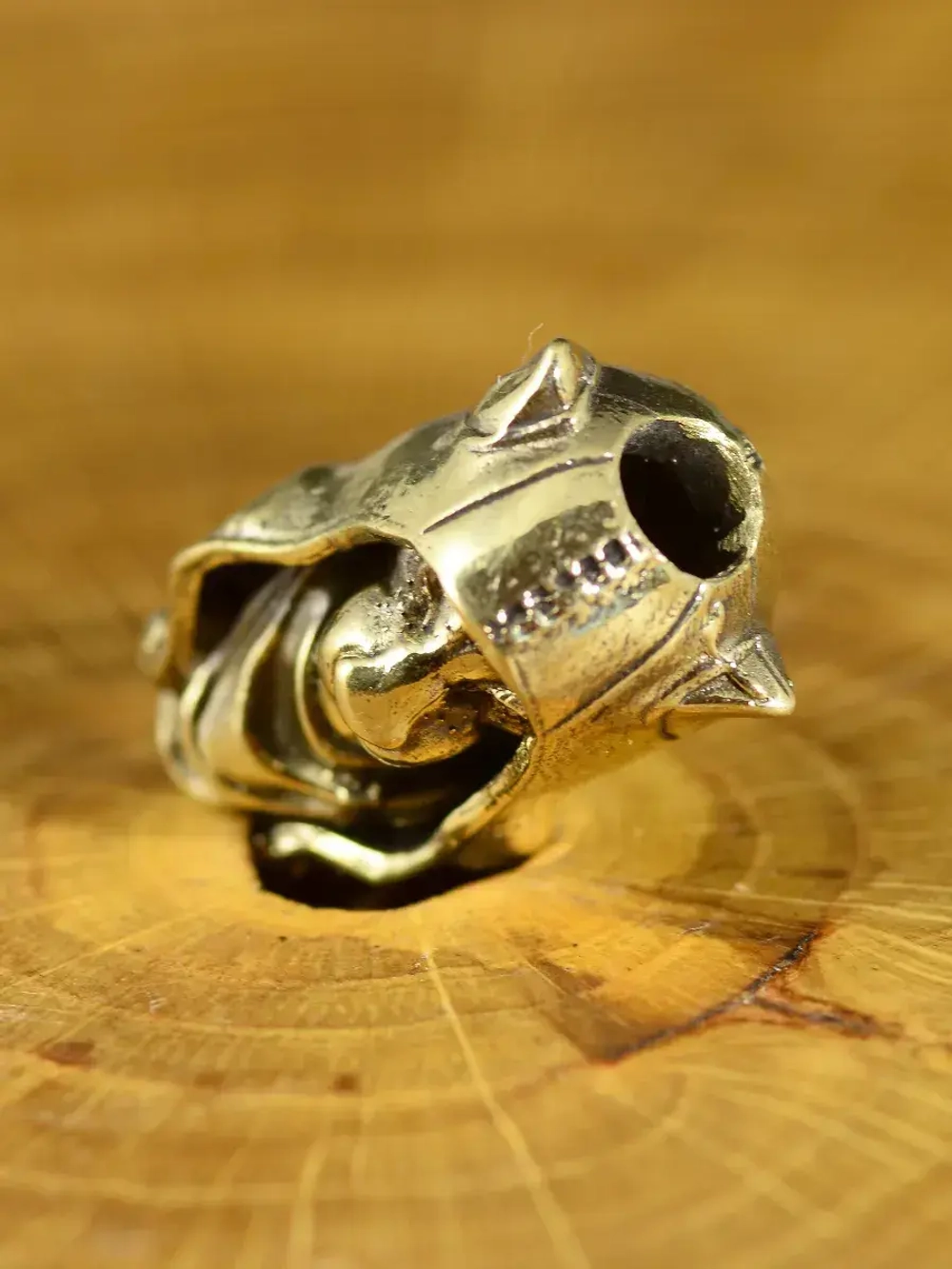 Бусина «Каджит» из латуни