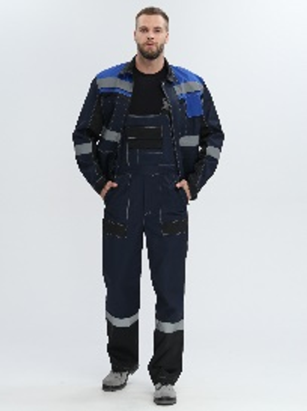 Костюм Виватный-2 IMP (тк.Смесовая,220) п/к, т.синий/черный/васильковый