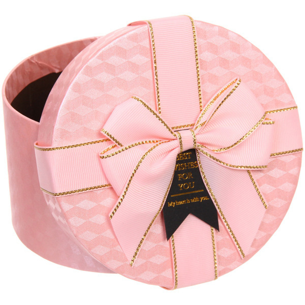 Коробка подарочная «Неожиданный подарок» 14*14*8 см, розовый