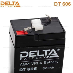 Аккумуляторная батарея Delta DT 606 (6V / 6Ah)