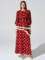 Юбка с французским кружевом