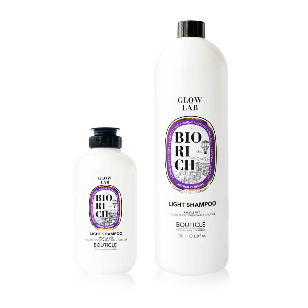 Шампунь для поддержания объёма для волос всех типов Bouticle Biorich Light Shampoo