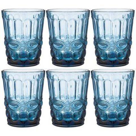 НАБОР СТАКАНОВ "СЕРПЕНТИНА" ИЗ 6ШТ. СЕРИЯ "MUZA COLOR" 270МЛ. / В=10 СМ (КОР=6НАБ.)