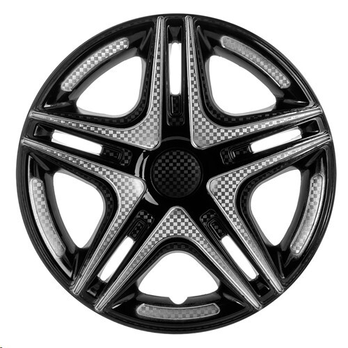 Колпак колеса R14 Дакар Super Black (в мешке 5 упак) (STAR)