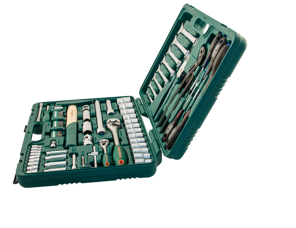 S04H52477S Набор инструмента универсальный 1/4", 1/2"DR, 77 предметов