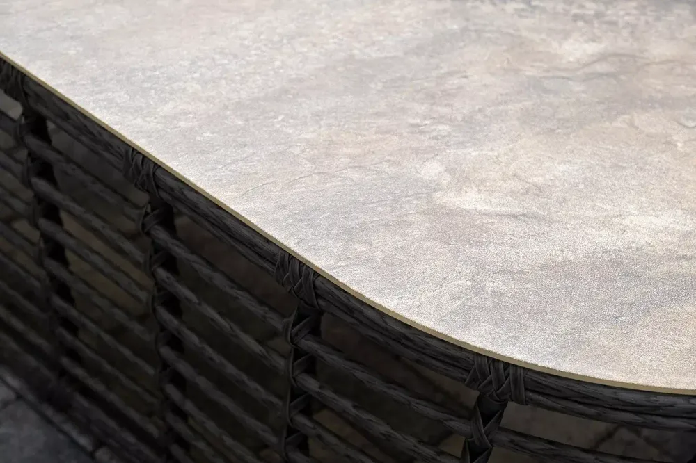 "Валенсия" лаунж-зона из искусственного ротанга, цвет серый