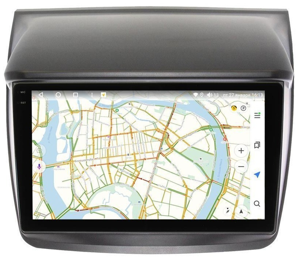 Магнитола для Mitsubishi Pajero Sport 2006-2016 - Vaycar VA47P-0094 на Android 13, 8-ядер, 2Гб-32Гб, 4G SIM-слот