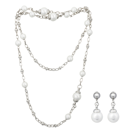 Комплект Fiore Luna, колье и серьги SG200097E-002 S