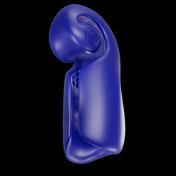 Инновационный SVibe EVO мастурбатор, синий
