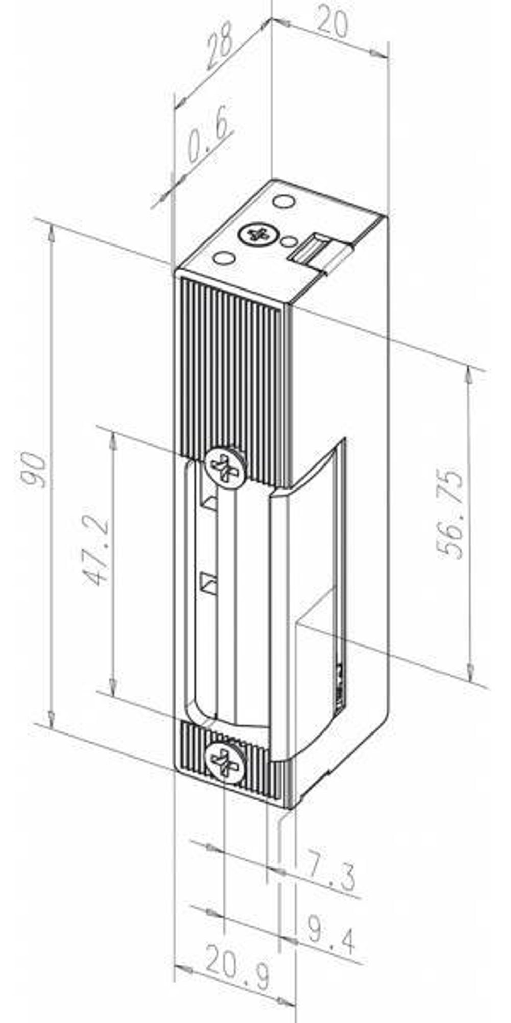 Электрозащелка effeff 1405EF