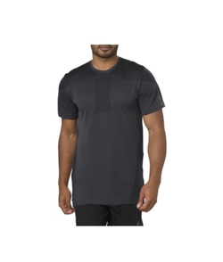 ASICS, SEAMLESS SS TOP, DARK GREY, S
