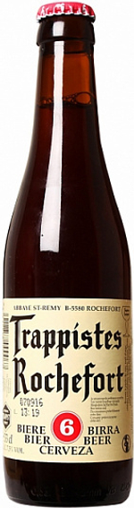 Траппист Рошфор 6 тем фильтр 0,33 л 7,5% Бельгия
