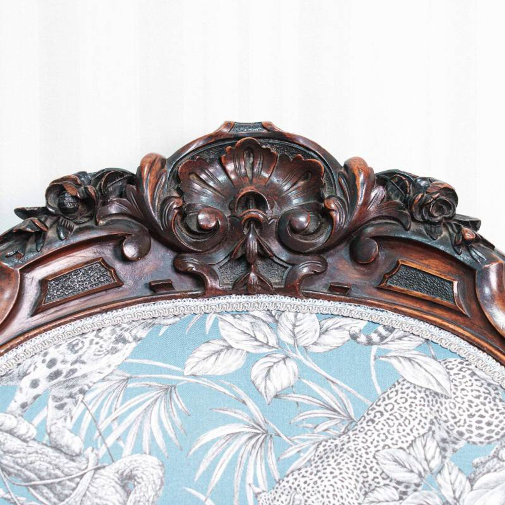 Кресло из палисандра в стиле Людовика XVI