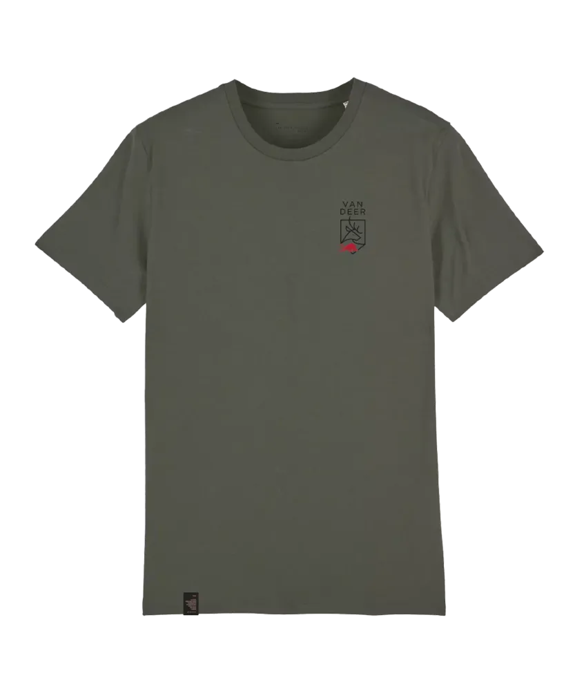 VAN DEER  футболка Logo Shirt   khaki