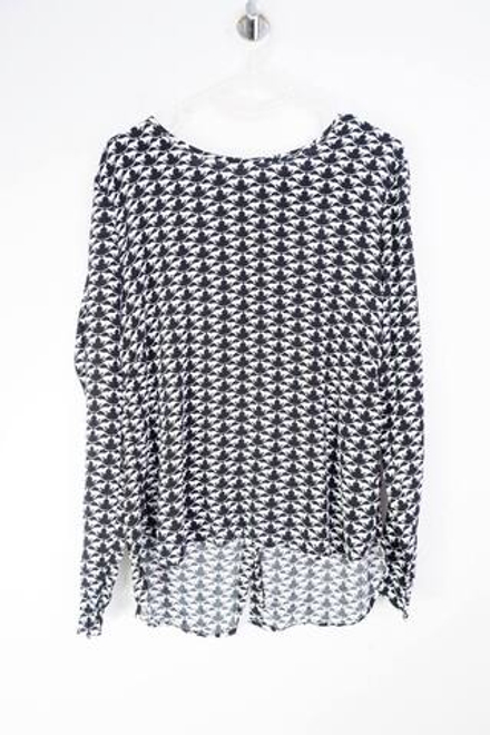 Блузка H&M свободного кроя, маркировка 38, визуально на 46 размер