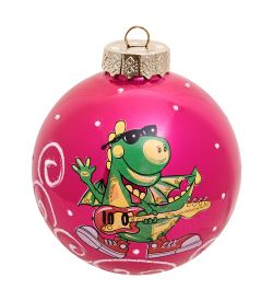 Элита НФШ-1466/2 Ел.украшение Шар «Дракон с гитарой» 85 мм