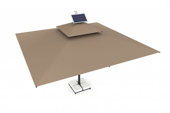 Зонт профессиональный Atlantic Solar 4000 антрацит/бежевый Турция