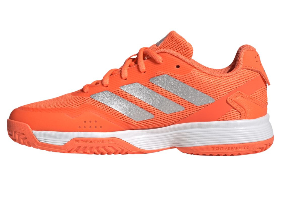 Детские Кроссовки теннисные  Adidas Ubersonic K - lucid orange/silver metallic/cloud white