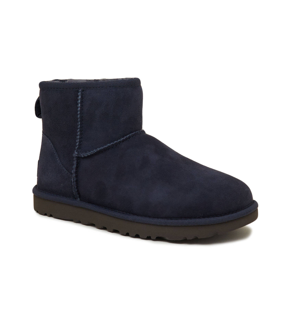 Кожаные угги w classic mini ii UGG - темно-синий(1016222)