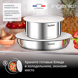 Набор посуды со съемной ручкой 13 предметов Tefal Ingenio Emotion L896SD04
