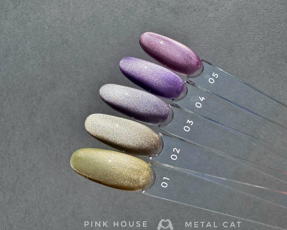 Гель-лак Metal cat 03 Pink House 10мл