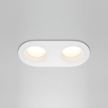 Встраиваемый точечный светильник 2*GU10 DL126-02-GU10-W белый Share Maytoni