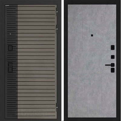 Входная дверь Бункер BN-15 - 21 Бетон светлый