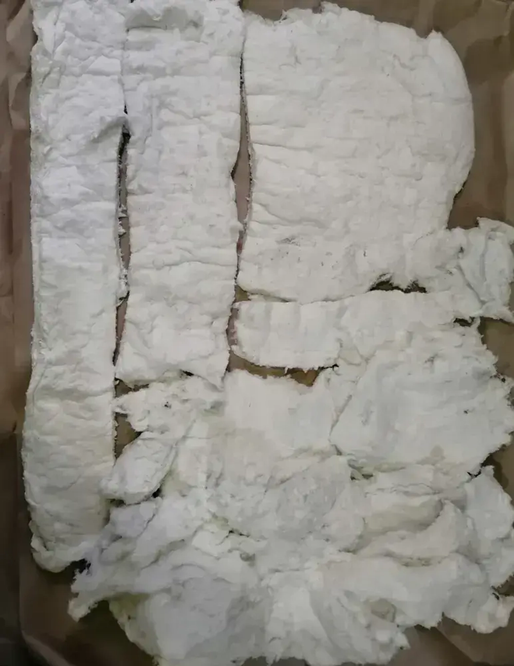 Вата каолиновая огнеупорная МКРВ-200, обрезь ГОСТ, теплоизоляция для печей, труб, котлов, каминов