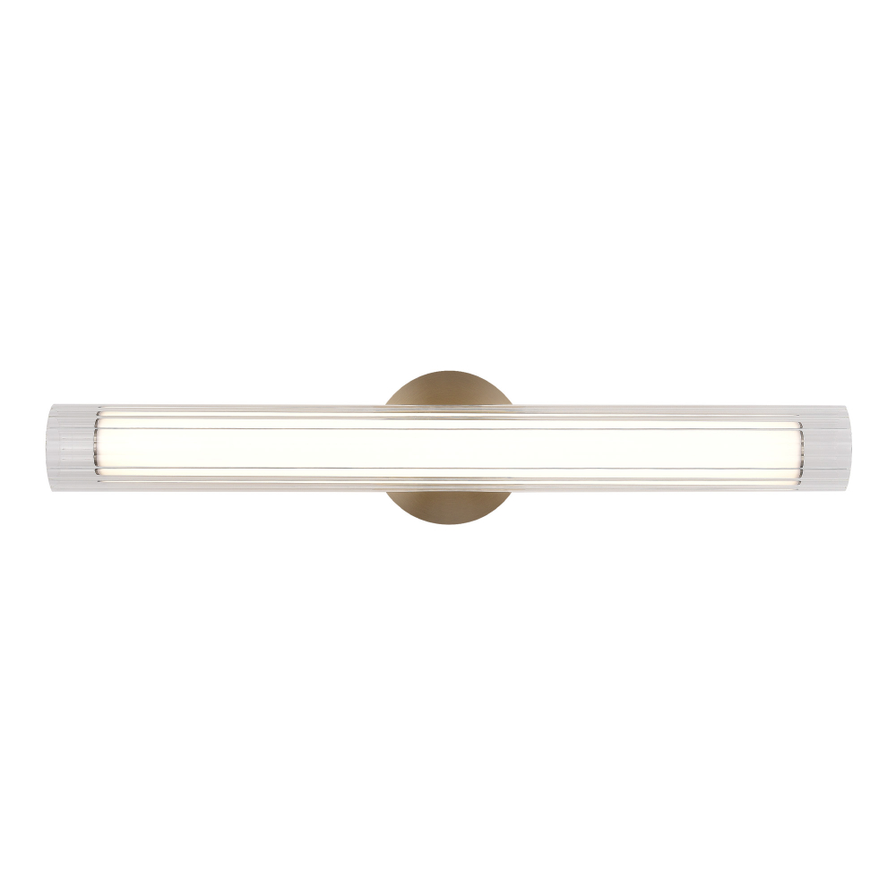 Светильник настенный, Никель/Белый, Прозрачный, ENFYS, LED 13W, 3000K/4000K/6000K
