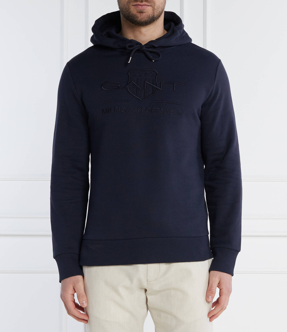 Худи Tonal Shield Gant - темно-синий(2037020)