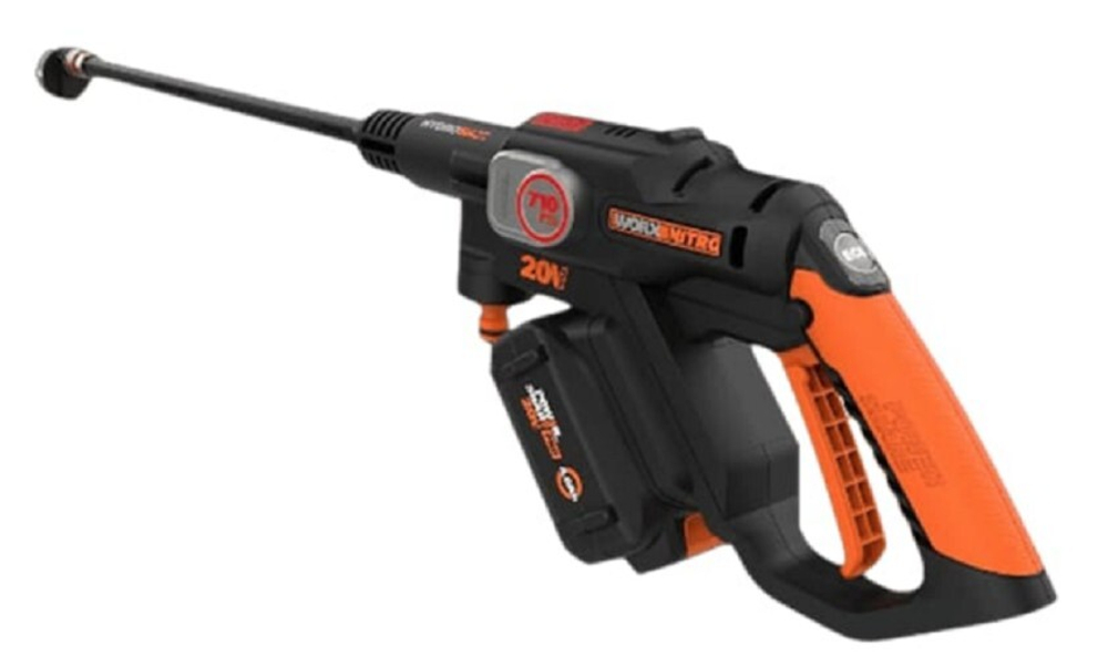 Автомойка Worx WG633E.9 аккумуляторная бесщеточная 20В, без АКБ и ЗУ