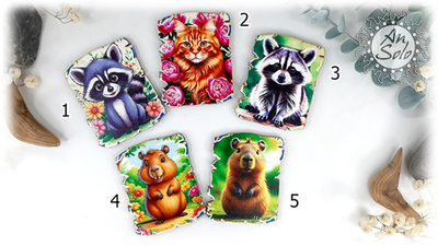 Деревянный магнит "Детский" в ассортименте