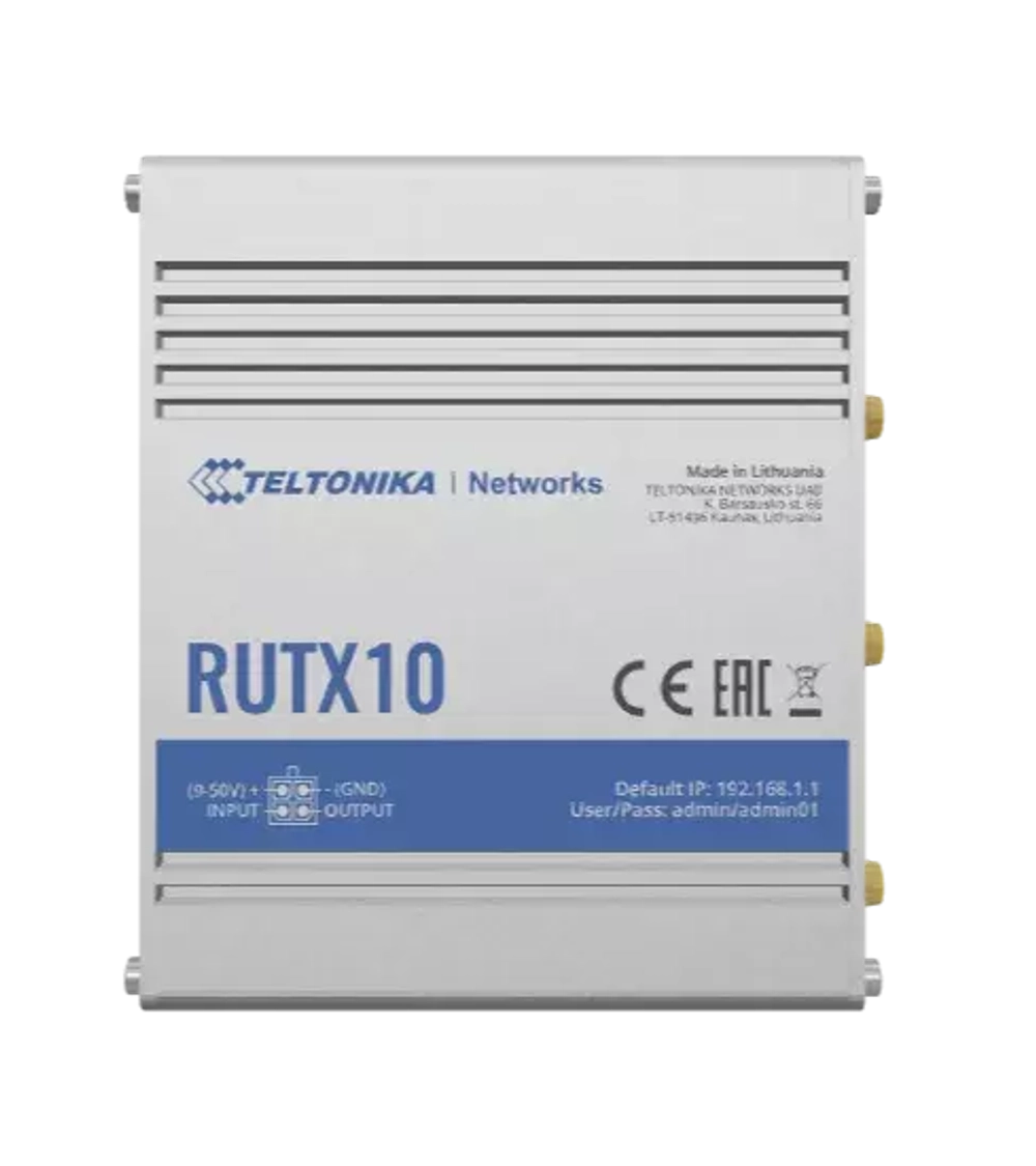 Маршрутизатор TELTONIKA RUTX10 Ethernet (RUTX10000000)