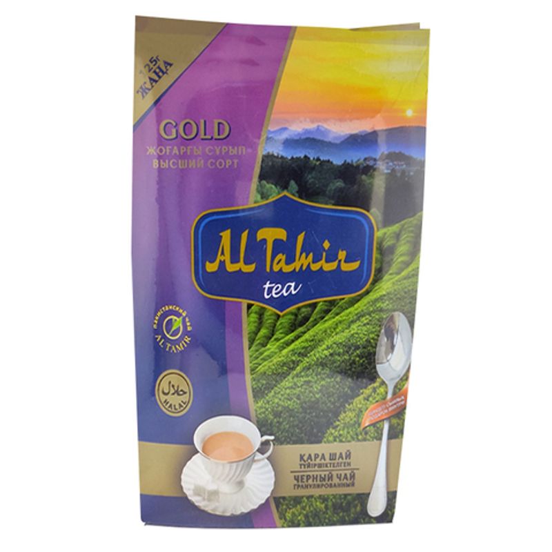 Чай гранулированный Al Tamir черный высший сорт 125 гр/упак. мяг 200 упак. мяг/меш