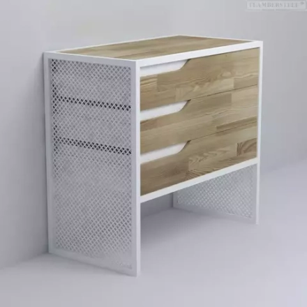 Комод напольный с тремя ящиками серия SPACE