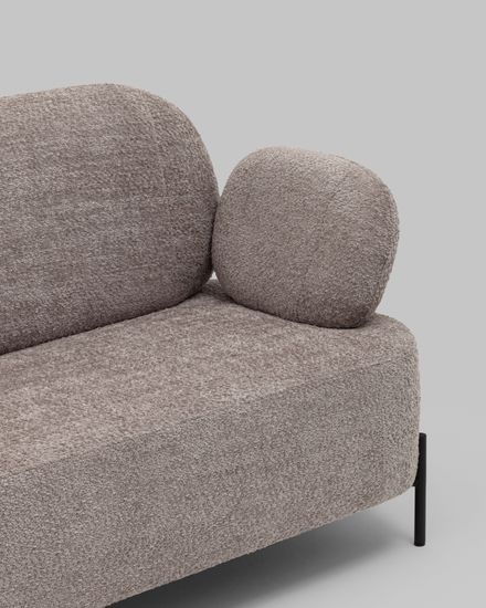 Диван Кэнди ткань букле капучино