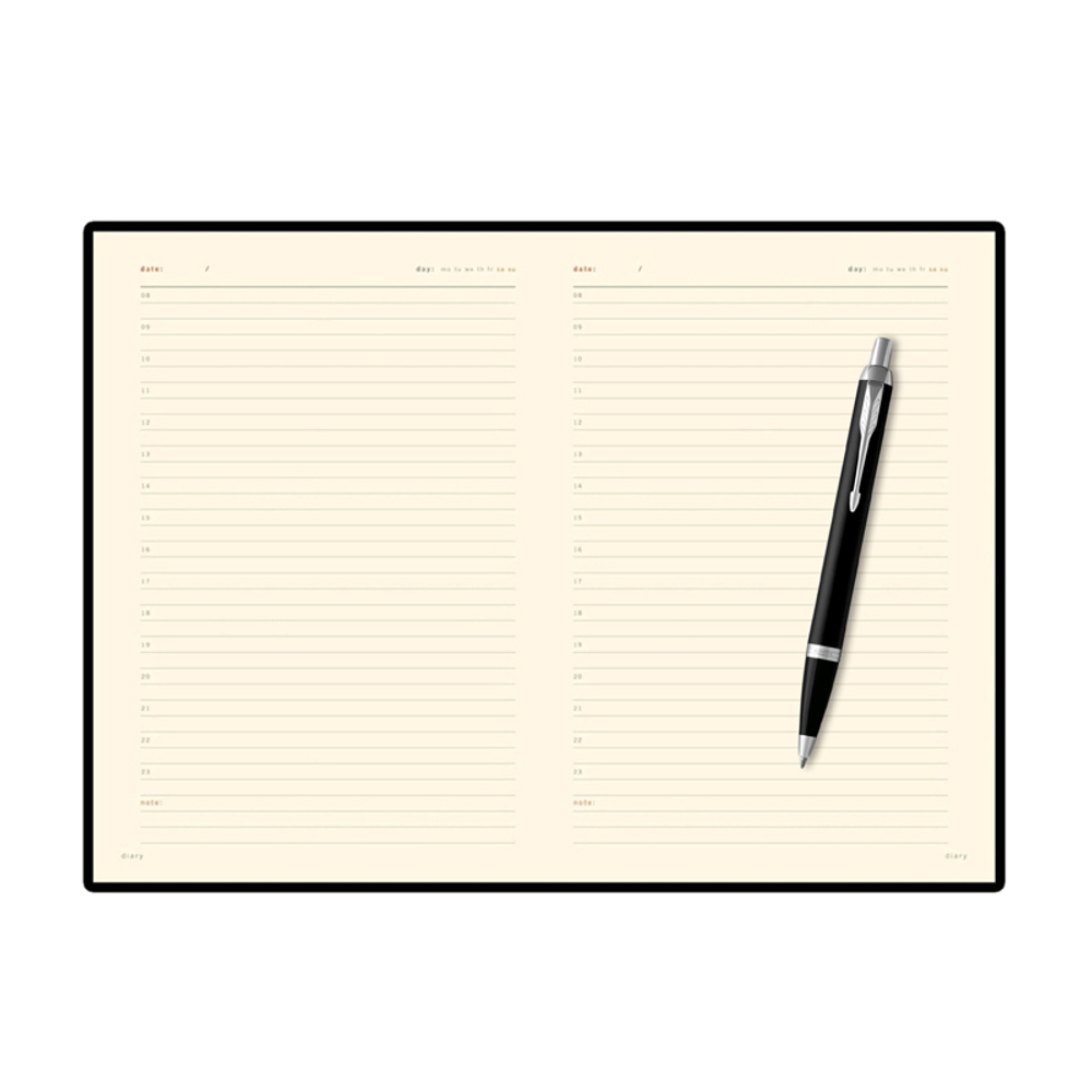 Подарочный набор - Parker IM, шариковая ручка + ежедневник