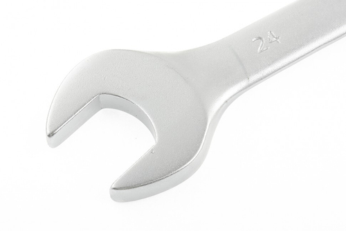 15217 Ключ комбинированный, 24 мм, CrV, матовый хром//Stels