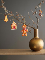 Набор ёлочных украшений ginger celebration из коллекции new year essential, 4 шт.