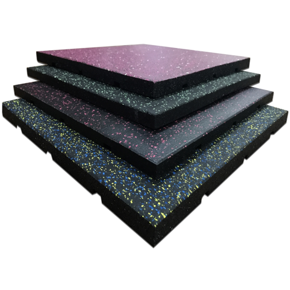 Резиновая плитка Sgm Tile Space 15%, 500х500 мм 30 мм до 10м2
