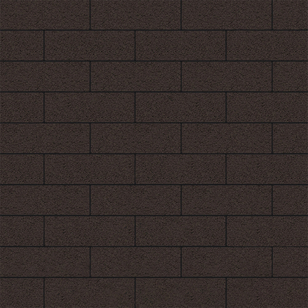 Тротуарная плитка ПРЯМОУГОЛЬНИК 300х100 мм - Гранит Коричневый