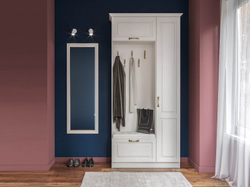 Прихожая Ливерпуль 2 Белый/Ясень ваниль