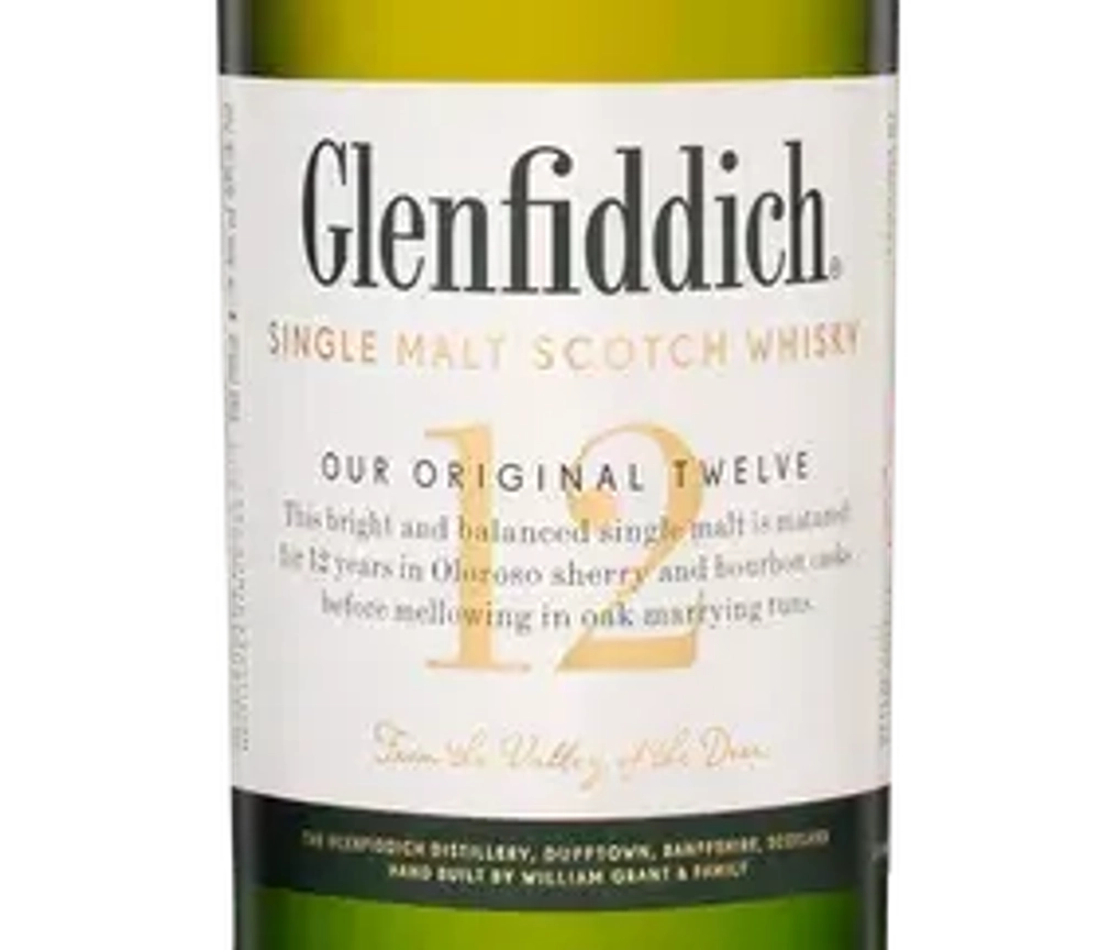 Виски Glenfiddich 12 years old, 0.7 л