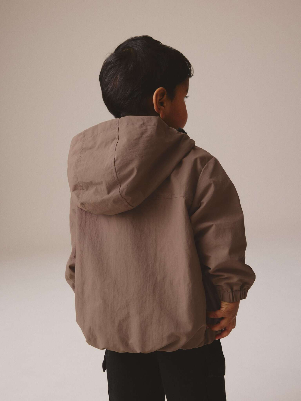 Куртка непромокаемая с капюшоном для мальчика Next Q61-756, Коричневый