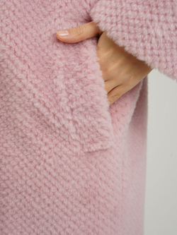 Шуба из шерсти экошуба, SilverFox (арт. 2323)