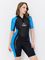 Гидрокостюм Sargan Nero 2.0 Shorty lady 3 мм черно-голубой