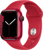 Apple Watch Series 7 41 мм, корпус из алюминия красного цвета, спортивный ремешок (PRODUCT)RED