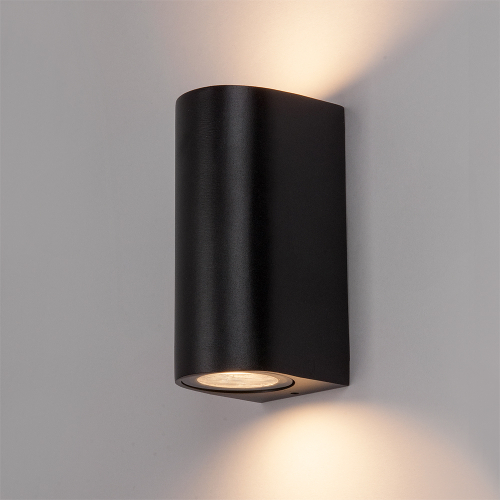 Фасадный светильник  GWL-2MR16-GU10-R-IP65 BLACK